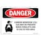 Signmission OSHA Danger Sign, 7" Height, 10" Width, Rigid Plastic, Carbon Monoxide (CO) Gas May, Landscape OS-DS-P-710-L-2415 - alternate 1